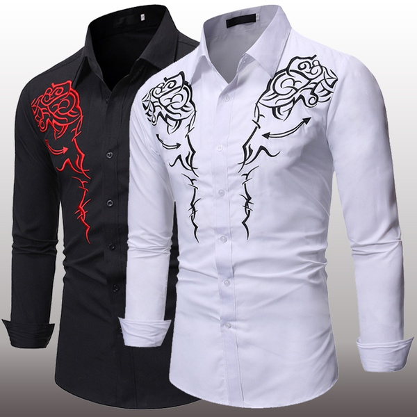 Embroidered Western Shirts Mens ...